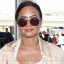 Demi Lovato Flows Into LAX