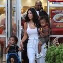 The Kardashian Clan Celebrates North West's Birthday At A Diner