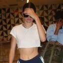 Kendall Jenner Shows Off Her Washboard Abs At LAX