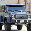 Justin Bieber Whips Around Town In His Massive G-Wagon