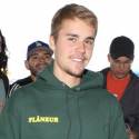 Justin Bieber Jets Out Of LAX Wearing His Tour Shorts