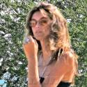 Kaia Gerber Shows Off Her Mile Long Legs In Striped Pants