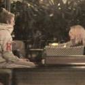 Justin Bieber And Selena Gomez Relax On The Patio At His Hotel After Church