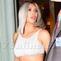 Kim Kardashian Flaunts Her Rock Hard Abs During An Appearance At The Grove