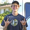 Justin Bieber Wears Nerd Glasses And A John Mayer Concert Tee