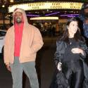 Kanye And Kourtney Catch A Movie Without Kim