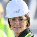 Kate Middleton Rocks A Hard Hat