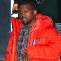 Kanye West Gets Puffy In Red