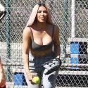 The Kardashian Clan Plays A Family Softball Game