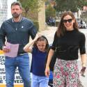 Ben And Jen Take The Kids To Church After Son Samuel's Baseball Game