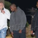 Kanye Steps Out In Malibu Despite Gang Threats