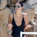 Kendall Jenner Shows Of Her Skinny Bod In Sexy Bathing Suit