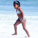 North West Hits The Beach With Her Nannies And Bodyguards