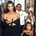 Kim Looks A Litte Slutty At Beautycon With 6-Year-Old Daughter Nori