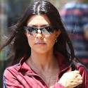 Kourtney Kardashian Wears A Yeezy Sweatsuit In The LA Heatwave
