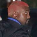 Kanye West Dyes His Hair Red!