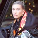 Hailey Baldwin Braves The Rain Without Justin Bieber