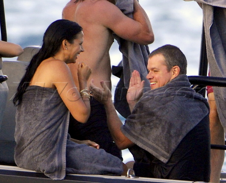 Spanish Celebrities Saint Barth Saint Barths Saint Barts sun beach actor comedian bikini American Celebrities Australian Celebrities boat tender pregnant wine 