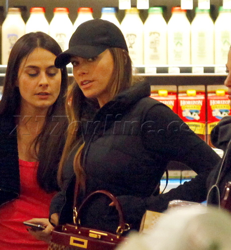 car shots Sofia Vergara shopping whole foods hat sneakers groceries