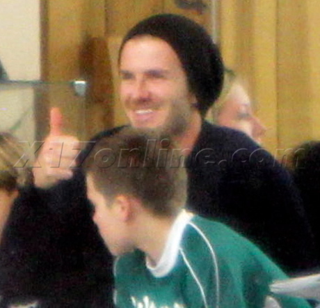 David Beckham hat karate boys