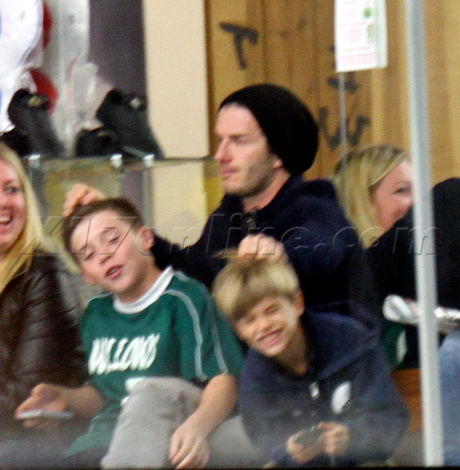 David Beckham hat karate boys