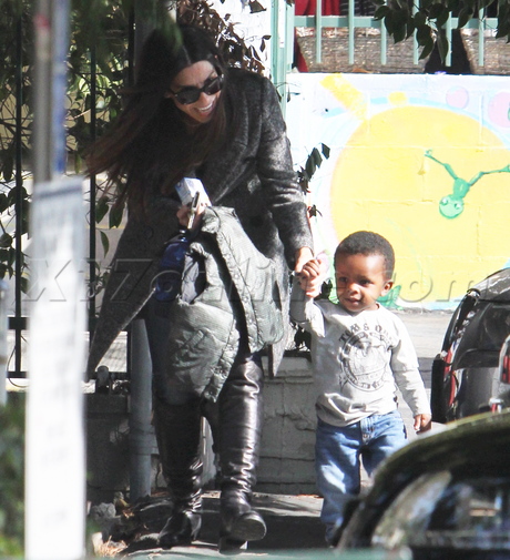 Sandra Bullock jacket school la denim 