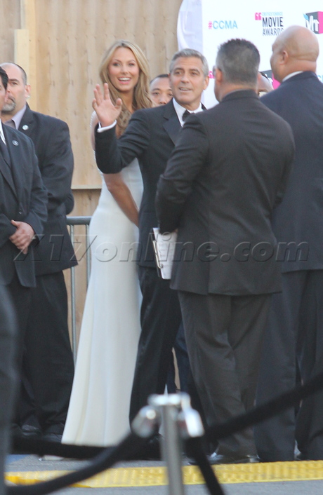 award show George Clooney Stacy Keibler