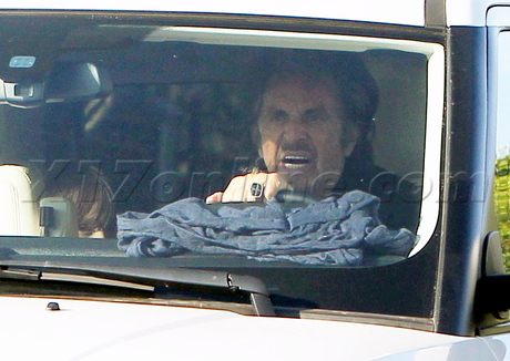 driving angry range rover al pacino 