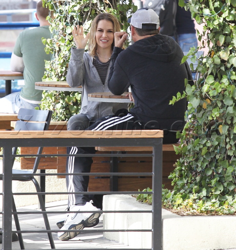Brooke Mueller starbucks west hollywood charlie sheen rehab blonde coffee