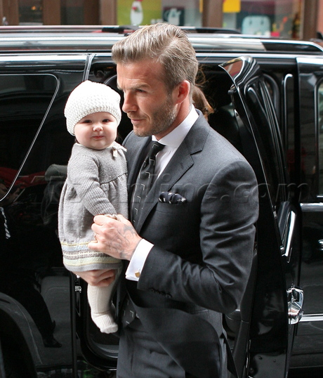 daughter David Beckham Victoria Beckham Balthazar sunglasses suit 