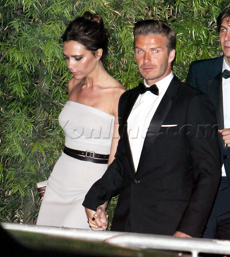 oscar academy awards hollywood after party sunset towers Victoria Beckham David Beckham