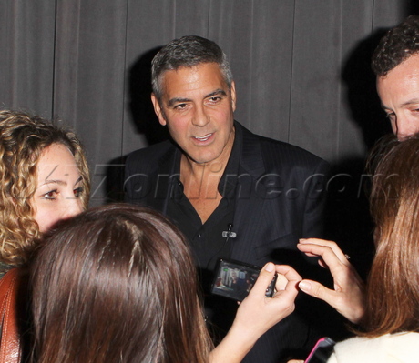 George Clooney the new york times suit 