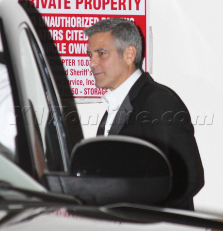 oscar academy awards craig's restaurant george clooney hollywood dress 