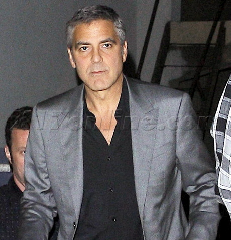 George Clooney suit autographs 