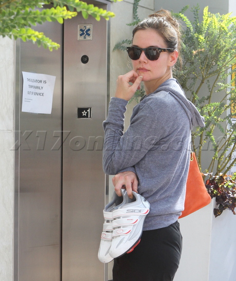 katie holmes scientology tom cruise west hollywood gym equinox