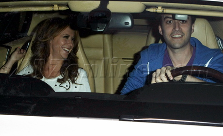 Jennifer Love Hewitt birthday the ivy car shots