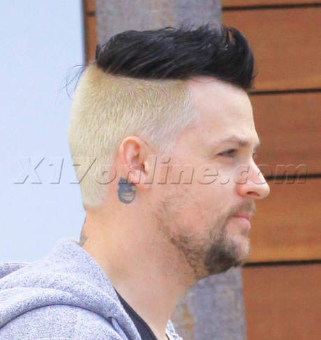 Joel Madden  tattoos shorts nicole richie hair 