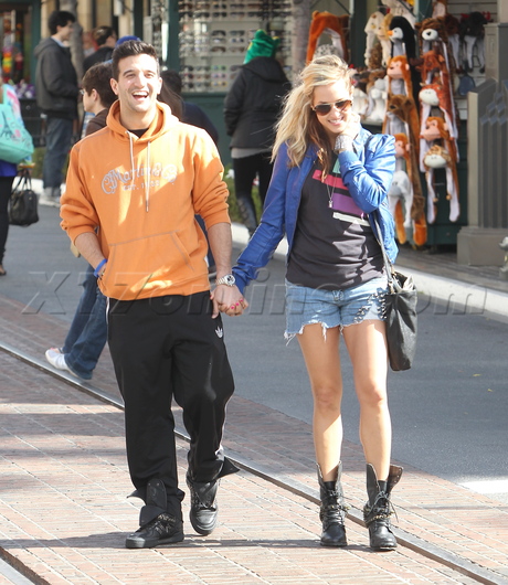 Mark Ballas the grove sunglasses sweats