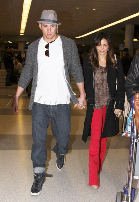 Channing Tatum airport jfk fashion week