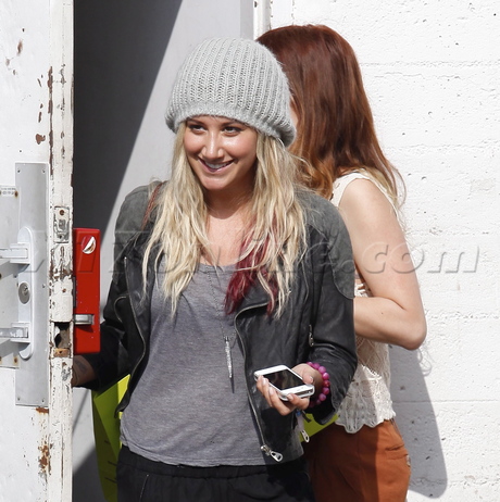 Ashley Tisdale blonde Planet Blue Beverly Hills 
