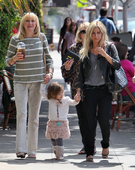 Ashley Tisdale blonde Beverly Hills 