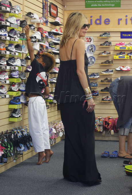 Heidi Klum Brentwood Henry Leni Johan Lou Karate Dance Class 