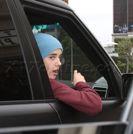 Justin Bieber Beverly Hills traffic Ceders Sinai Selena Gomez 