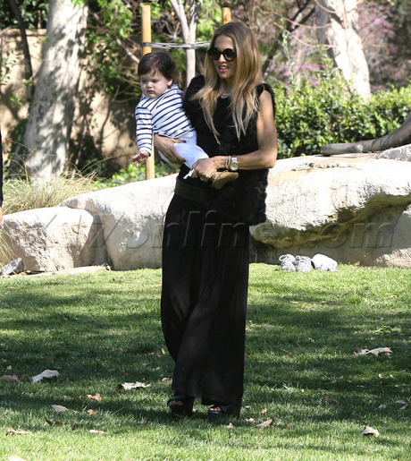 Rachel Zoe Beverly Hills son Skyler park play