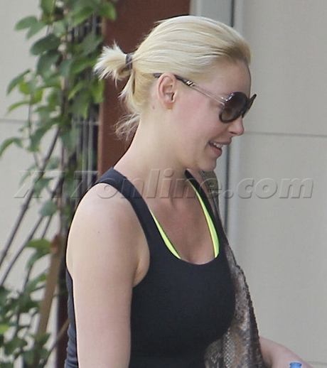 Katherine Heigl spandex sunglasses
