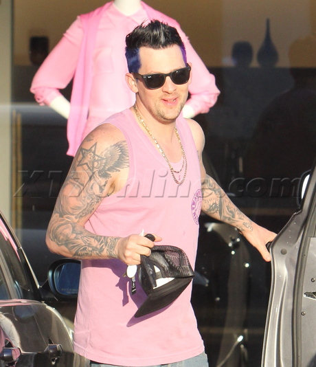 Joel Madden hair Andy LeCompte tattoo nicole richie