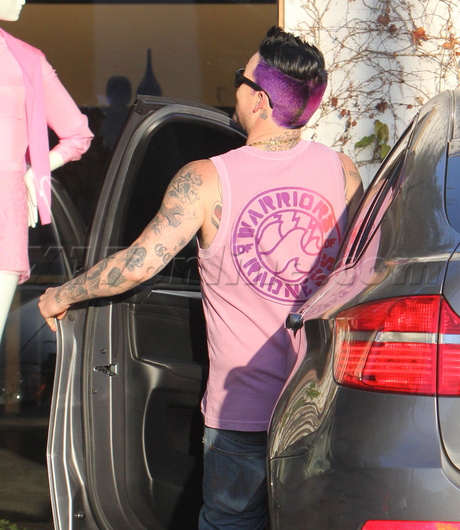 Joel Madden hair Andy LeCompte tattoo nicole richie