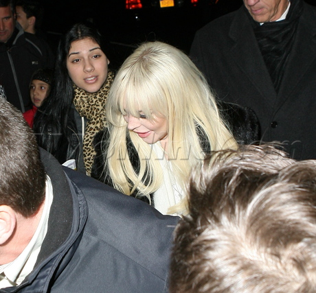 Lindsay Lohan SNL party blonde