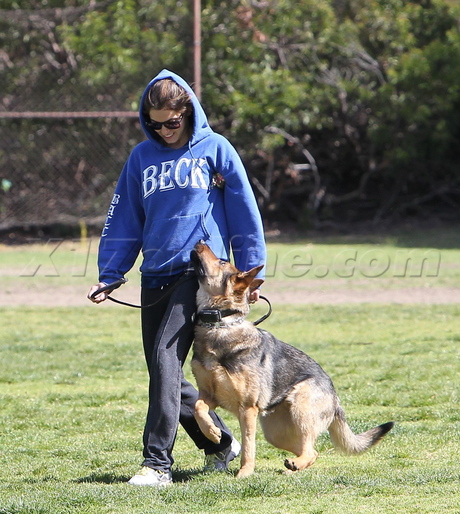 sunglasses  Nikki Reed Paul McDonald sneakers dogs 
