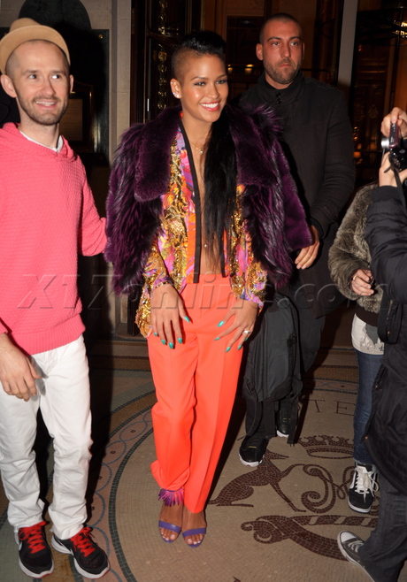 paris hotel france Cassie Ventura fashion week
